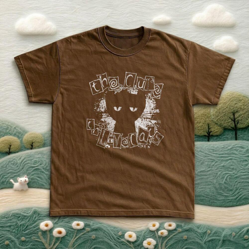 The Cure Design Brown Graphic Tee